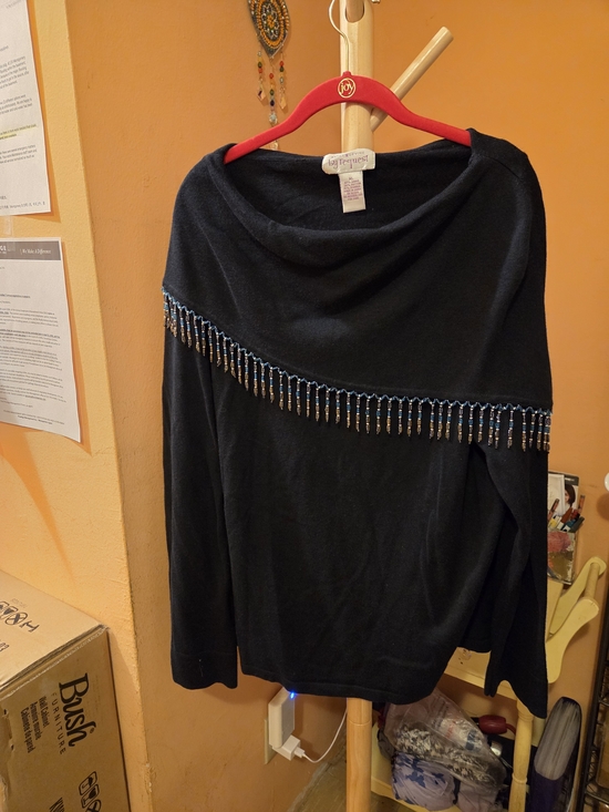 Sweaters - Kathy Levine By Request Beaded Sweater
